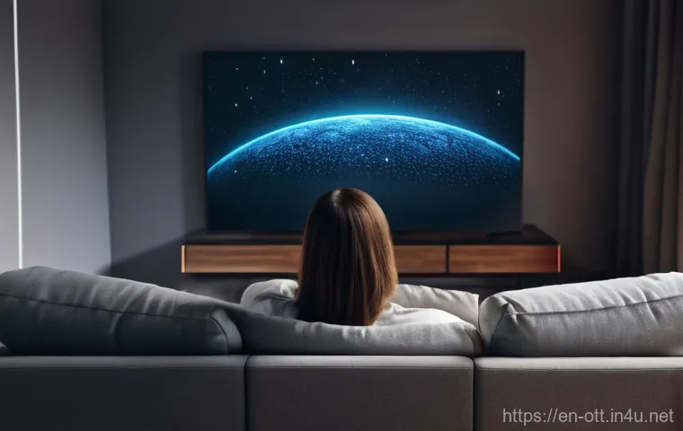 OTT 플랫폼의 신뢰도 - **Prompt 1: The Personalized Streamer**
A young adult, wearing comfortable, modest loungewear, i...